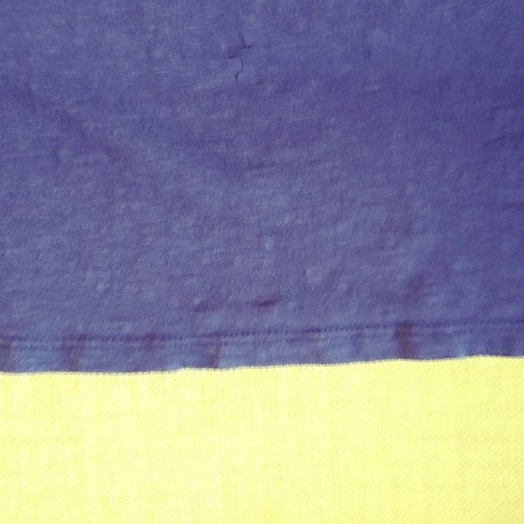 Talbots Navy Embroidered Boho Peasant Shirt Sz MP - Picture 4 of 7